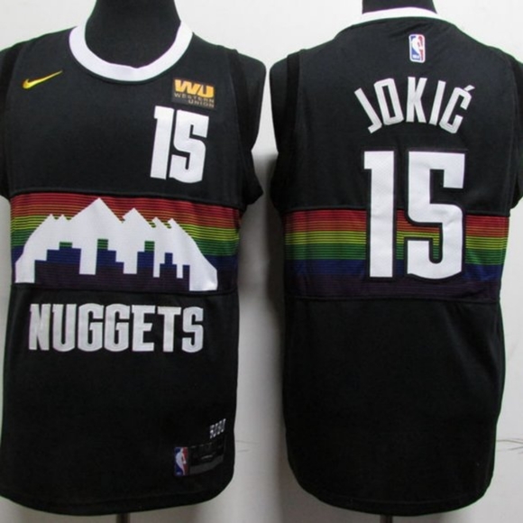 nuggets black jersey